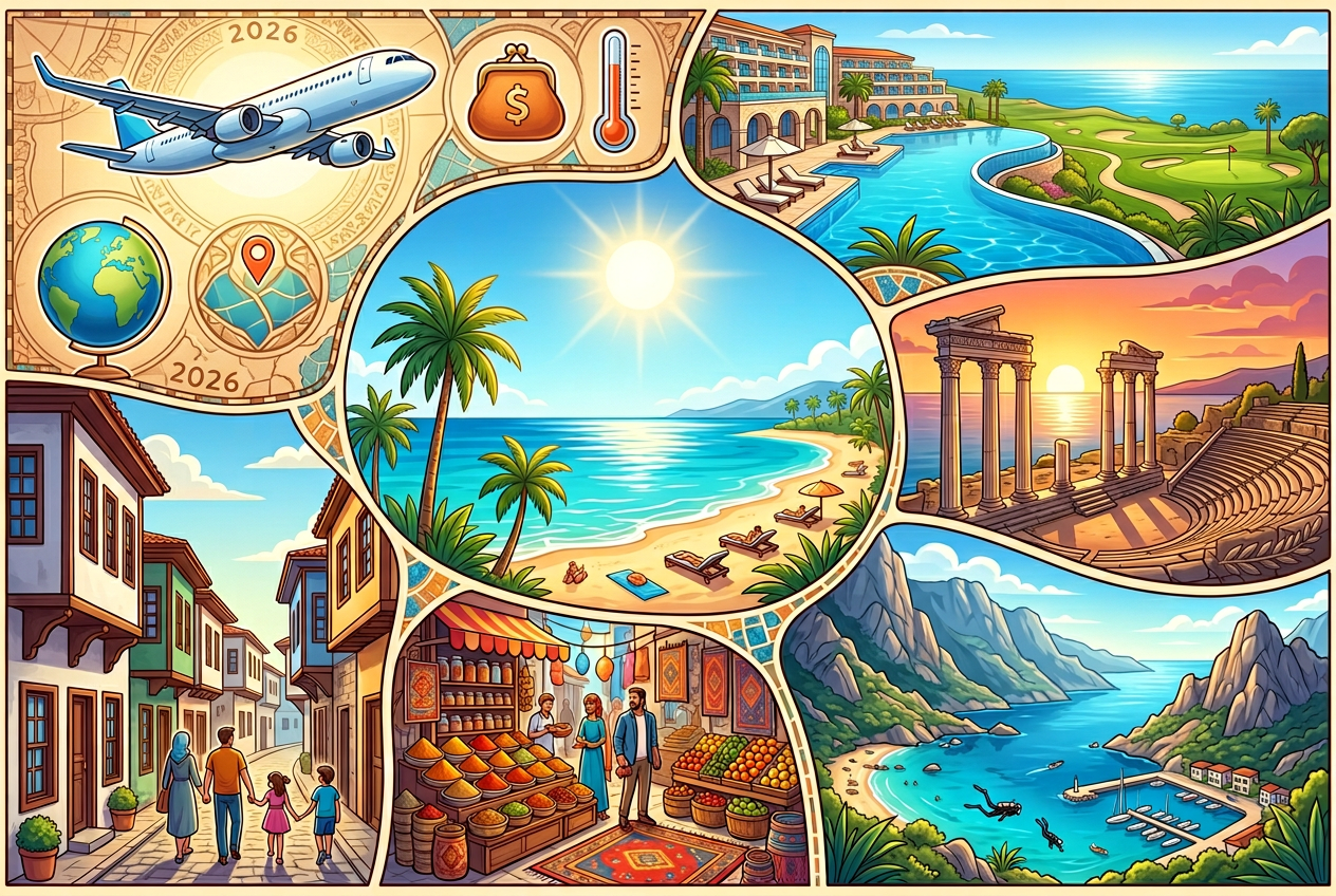 Antalya in Summer 2026: Everything You Need to Know (Weather, Prices, Regions)