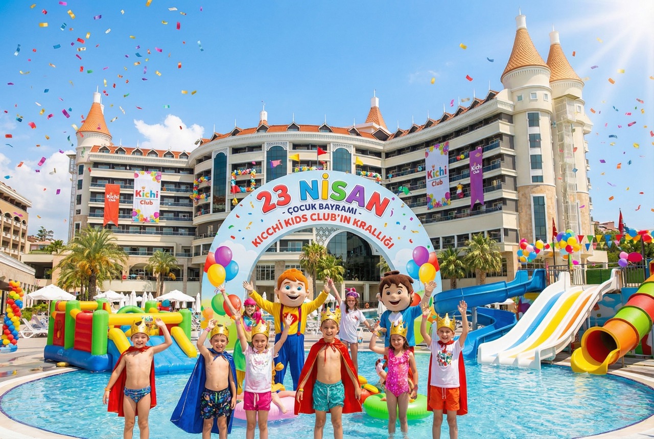 Kirman 23 Nisan'da Çocuklar Kral Oluyor: Kichi Kids Club'ın Eğlence Dolu Dünyası